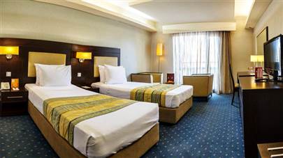 اتاق دو تخته تویین هتل پارسیان اوین تهران اتاق دو تخته تویین هتل پارسیان اوین تهران